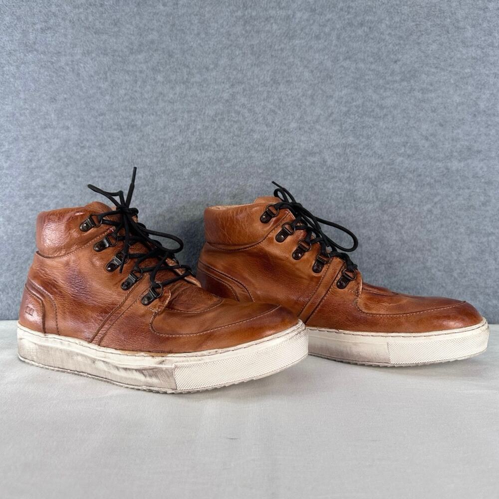 Bed Stu Woman's sz 11 Honor Hi Top Distressed Sneakers Leather Lace Up Bootie